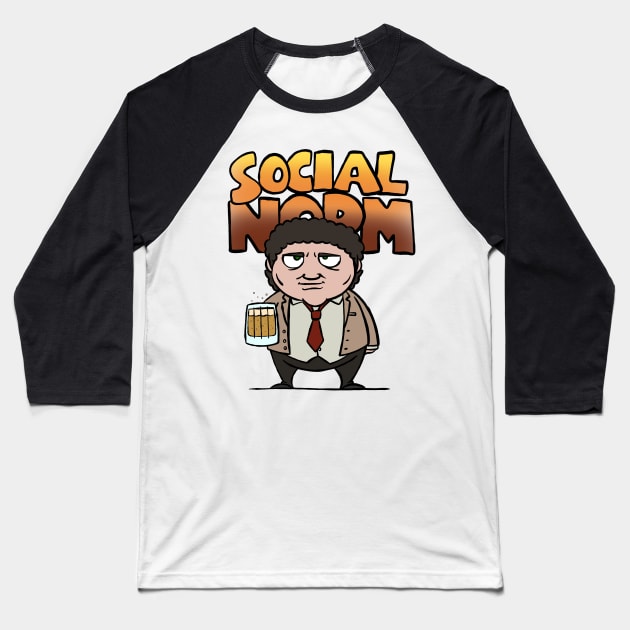 Social Norm Baseball T-Shirt by joshbaldwin391